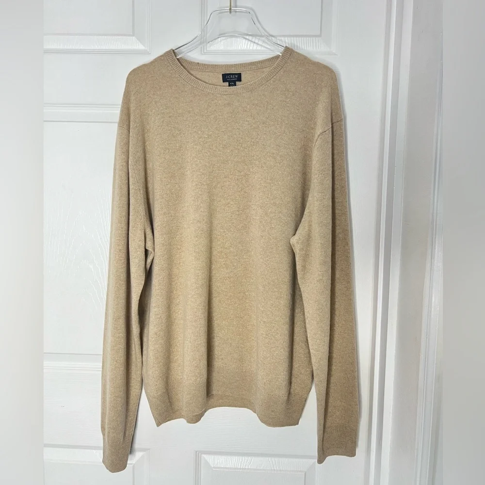 NWOT J. Crew 100% The Good Cashmere Scoop-neck Pullover Sweater Sz XXL